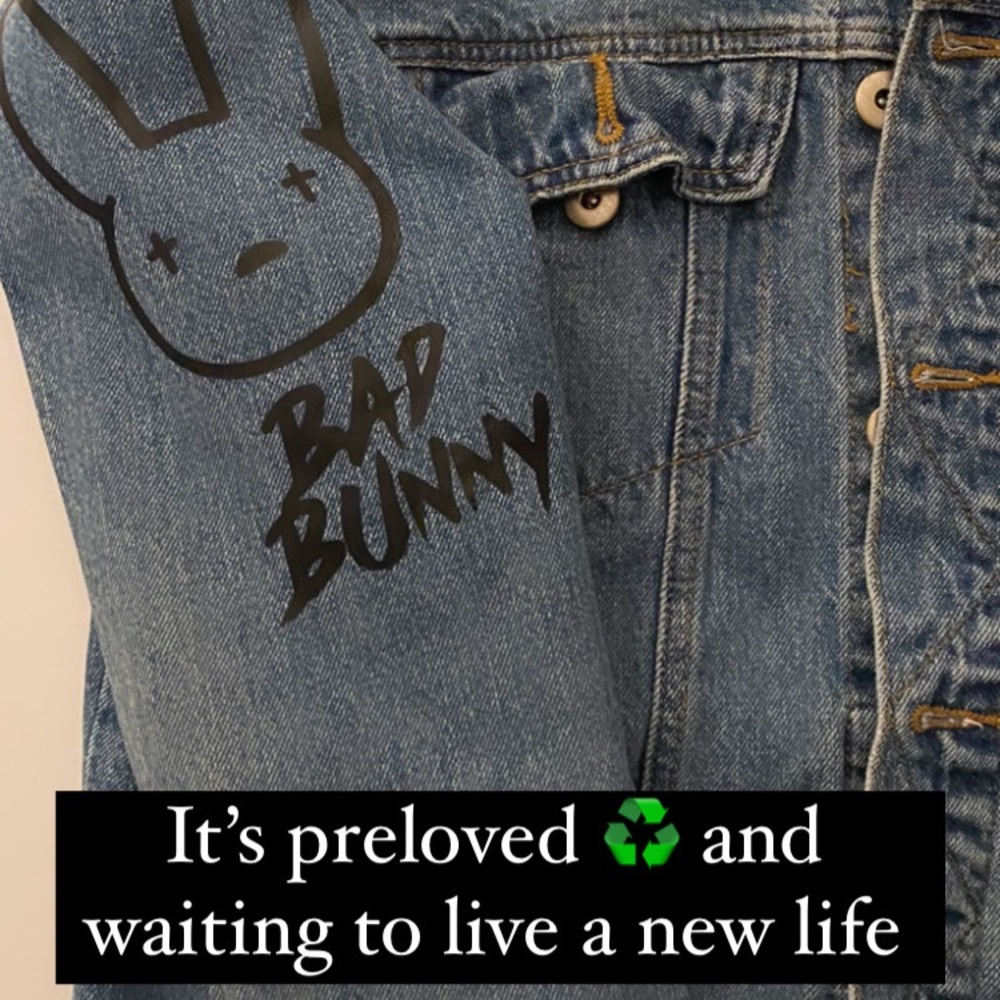 Bad Bunny Mens Jean Jacket